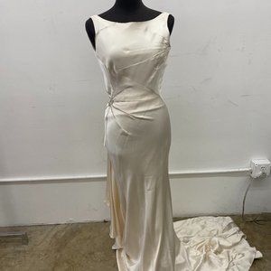 White Dress Crystal Accent